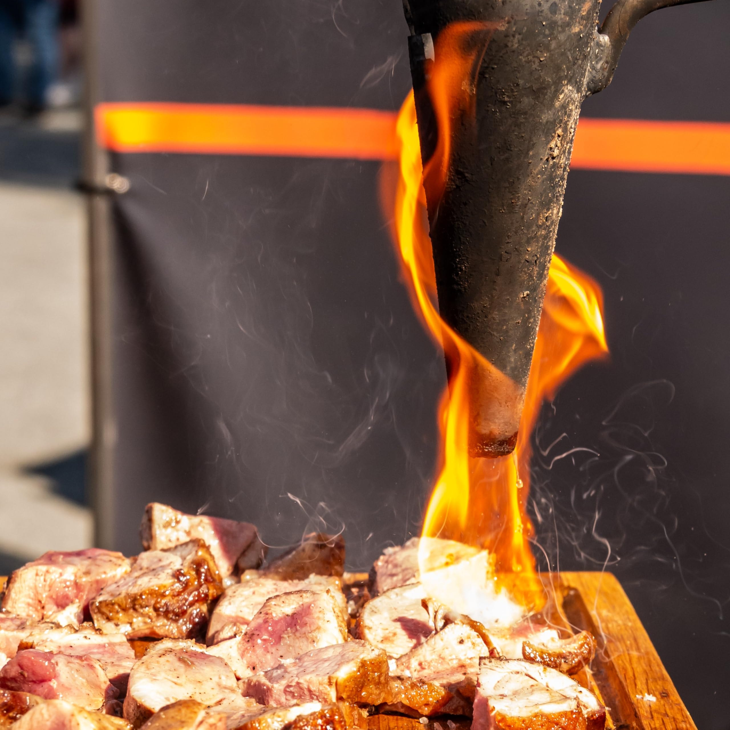 Grillrost.com Das Original BigFlame | Flambadou - per Uno Spettacolo di Barbecue infuocato dal Sapore incomparabile - Made in Germany