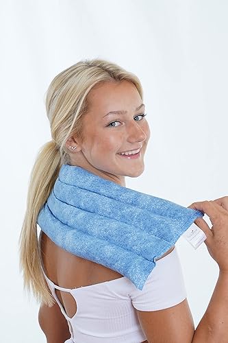 Miniatura 3 de Almohadilla térmica para microondas para dolor de espalda, calambres, alivio de la artritis, almohadilla térmica con terapia de calor húmedo,