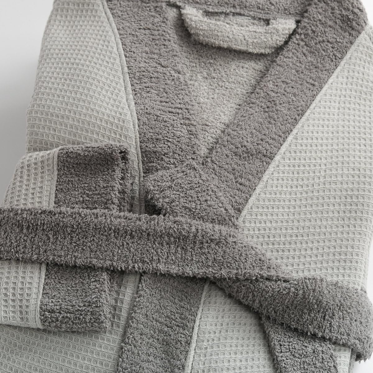 Peignoir mixte coton 57 fils double face nid d'éponge SUAVE