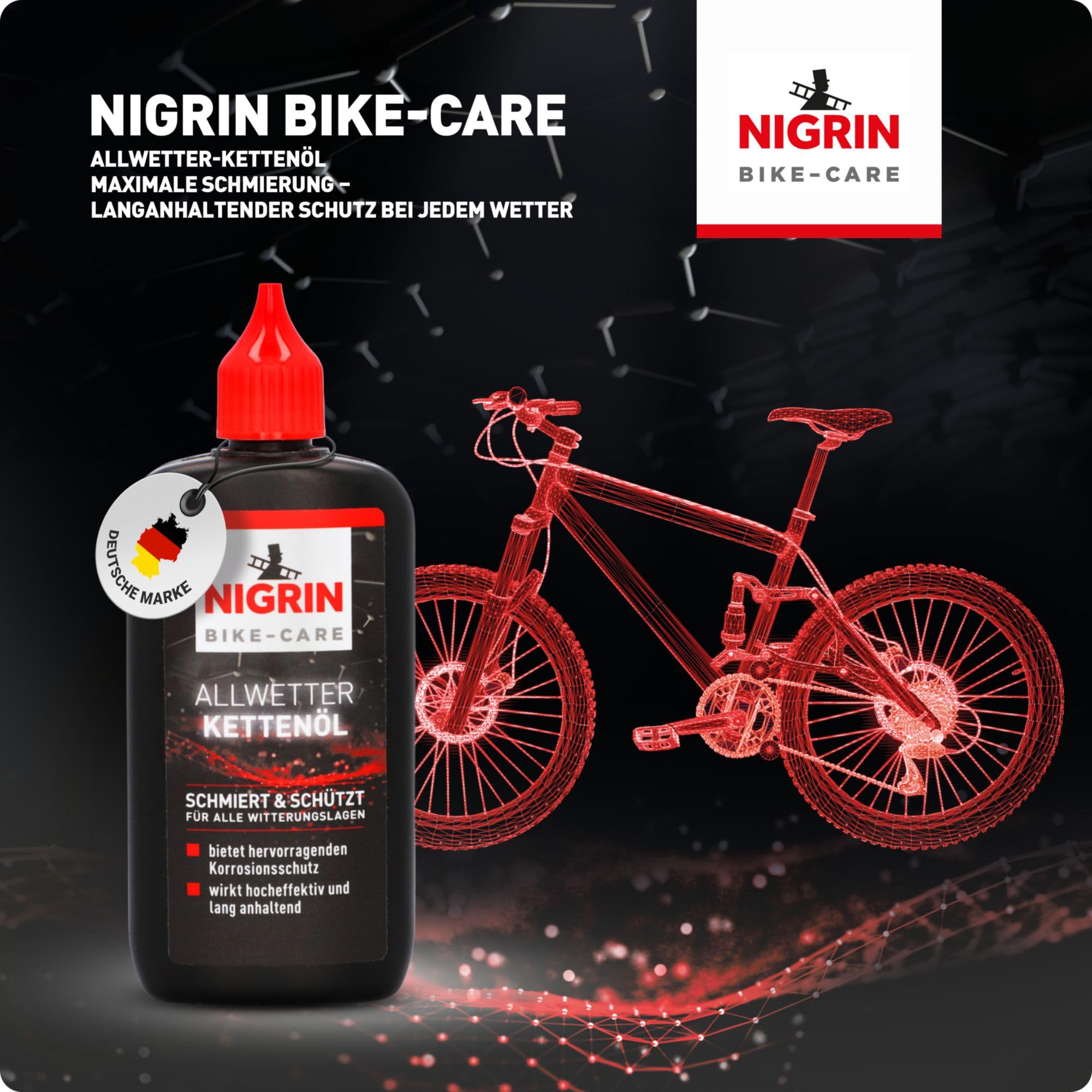 NIGRIN BIKE-CARE olio per catene 100 ml