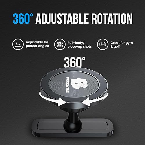 Miniatura 3 de Soporte magnético para teléfono para gimnasio con súper imanes N52 de doble cara, fuerte soporte magnético para teléfono para todos los teléfonos,