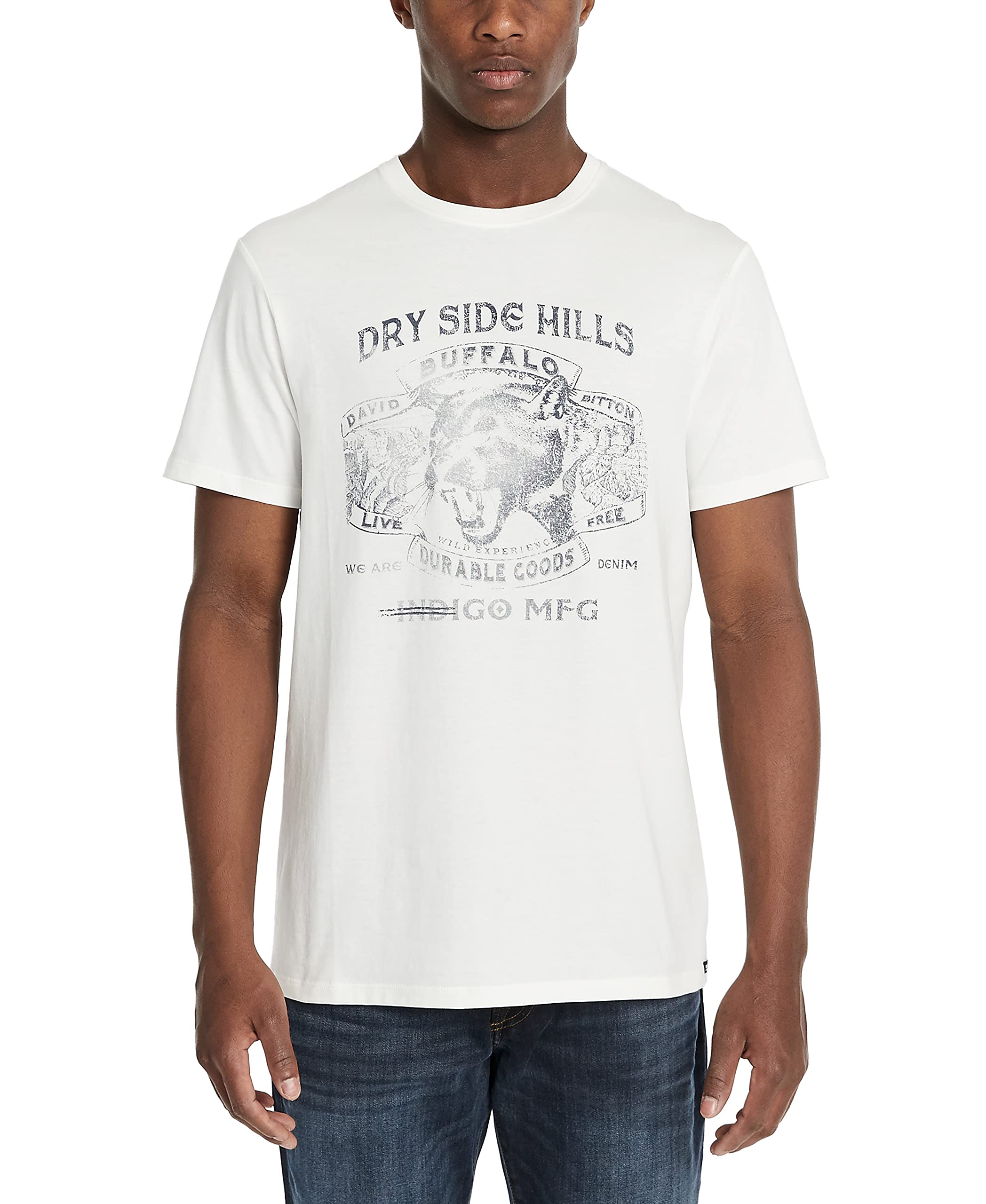 Men's Short Sleeve Crew Neck Graphic Tee