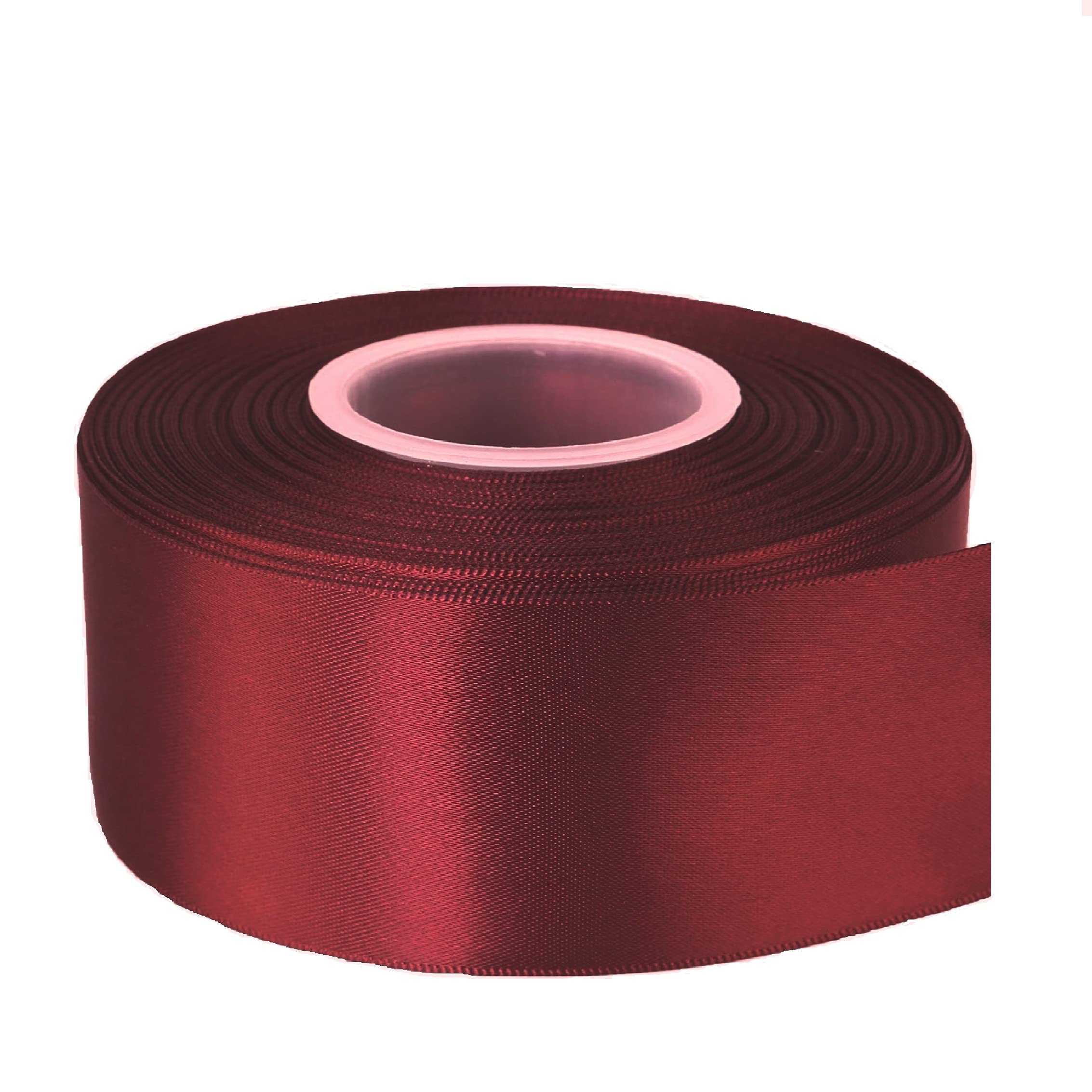Double Sided Satin Ribbon Size 25mm x 10 Meters, Perfect for Gifts Wrap Sew Party, Decorations Events Dress Wedding Christmas Crafts, Bows Car, DIY, Bouquets, Cake More (Black) — view 183