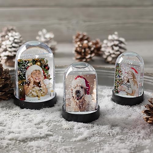 Miniatura 4 de Neil Enterprises Inc. Globo de nieve vertical transparente de 1.75 x 2.75 pulgadas