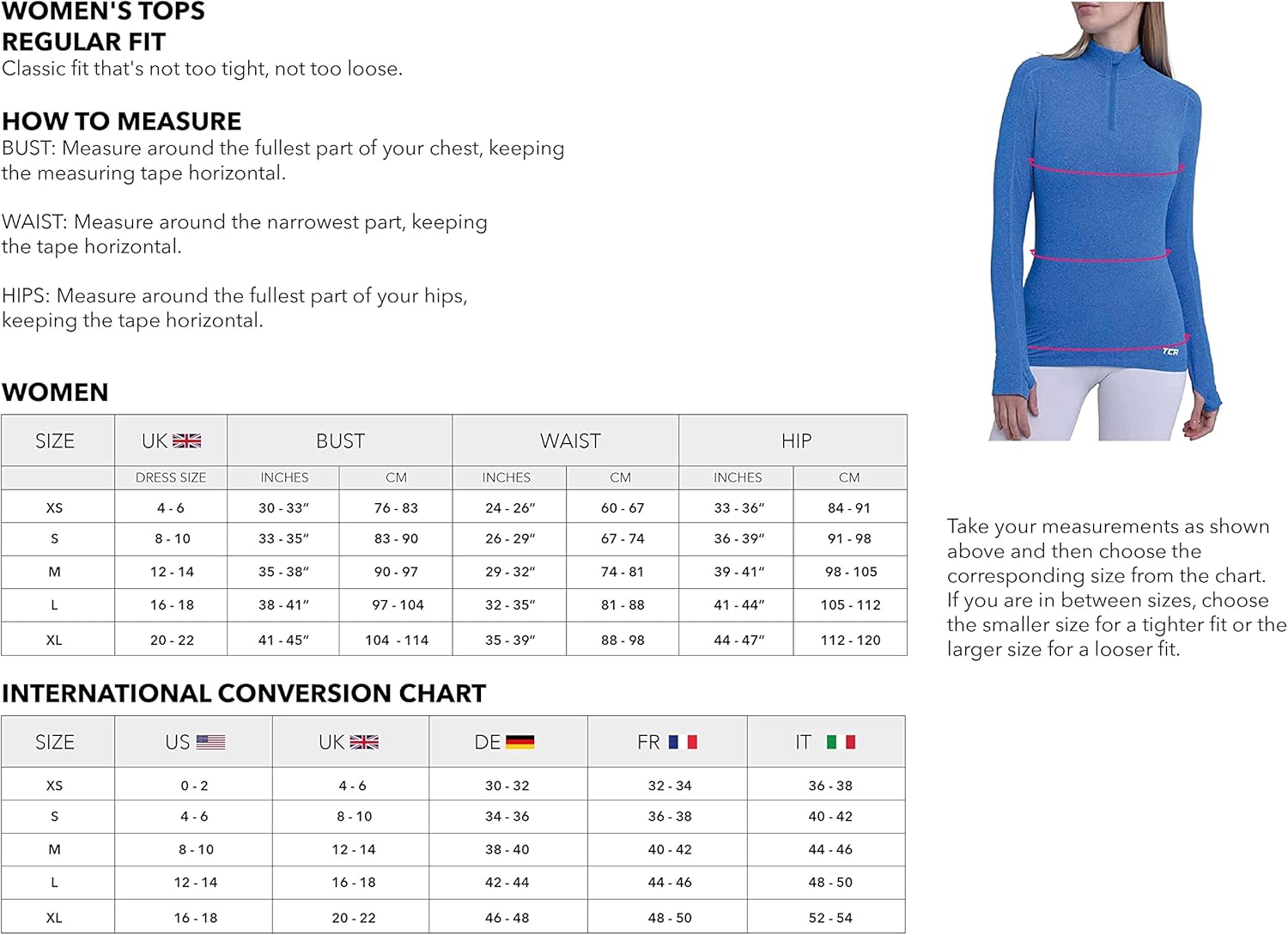 TCA Women's Lightweight Workout Fusion Quickdry Long Sleeve Half-Zip Running Top with Thumbholes and Pocket XS Black