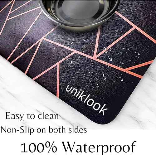 Miniatura 3 de Tapete de comida para perros, tapete para tazón de perro, tapete de comida para mascotas, tapete para alimentos y agua para perros, tapete de