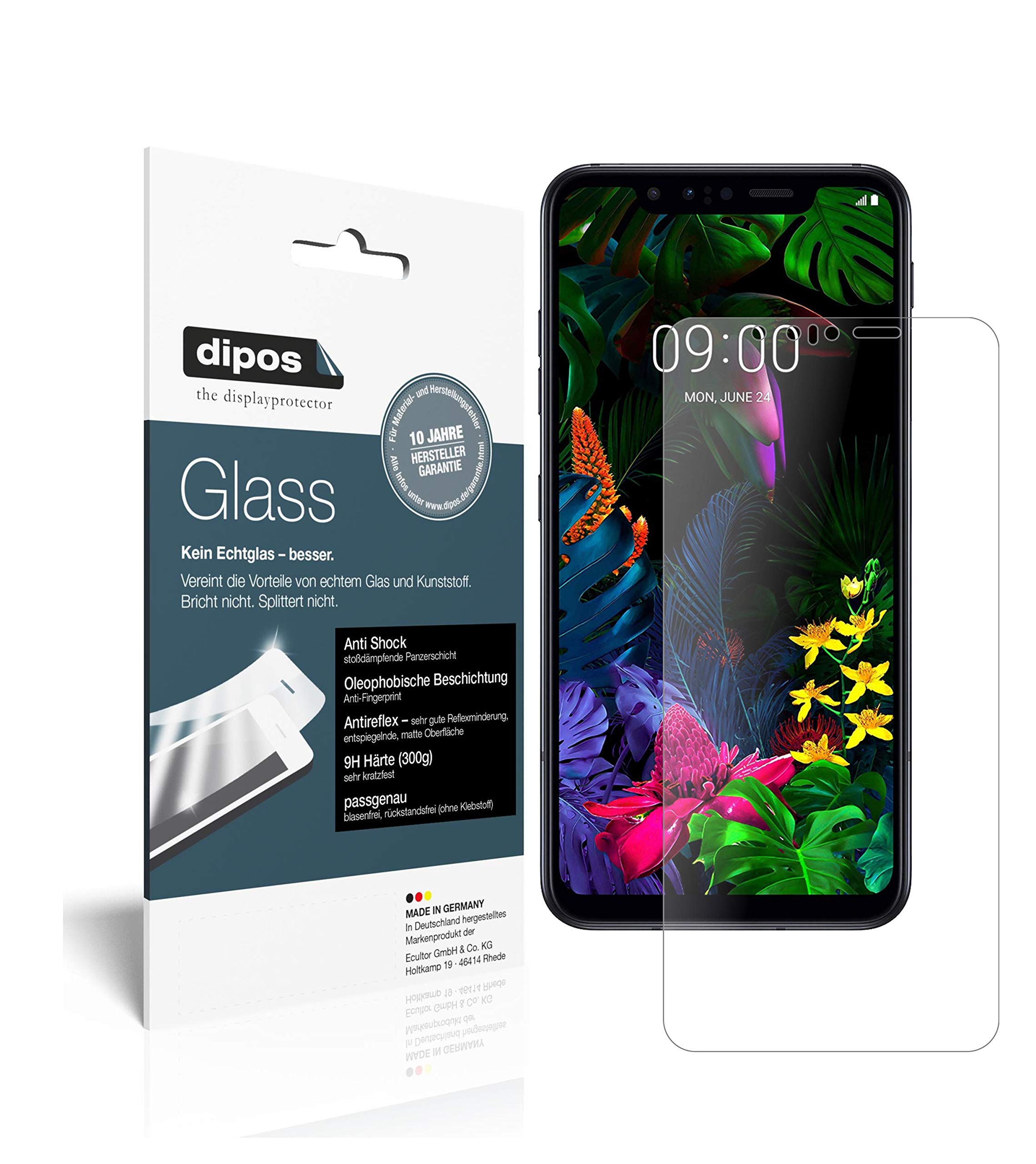 Dipos - 2x Pellicola Protettiva Antiriflesso Compatibile Con Lg K50 Posteriore Pellicola Di Protezione 4051837384357
