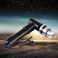 Vista 2 de Adaptador de taladro de ángulo recto Extensión de mandril de vástago hexagonal de 90 grados 0.315 in para taladros eléctricos