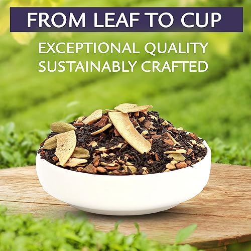 Vista 53 de Birdsong Rufous Pekoe - Té orgánico de Pekoe naranja de las Indias Orientales con malta, especias y notas de madera, té negro con cafeína dulce 100%