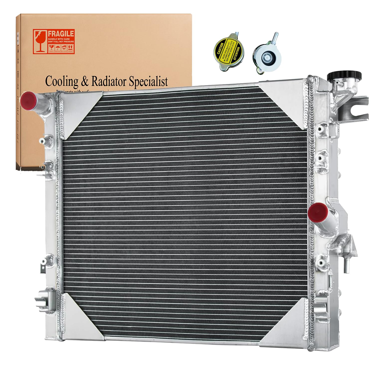 Radiator for 2007-2018 Jeep Wrangler JK JKU 3.6L 3.8L V6