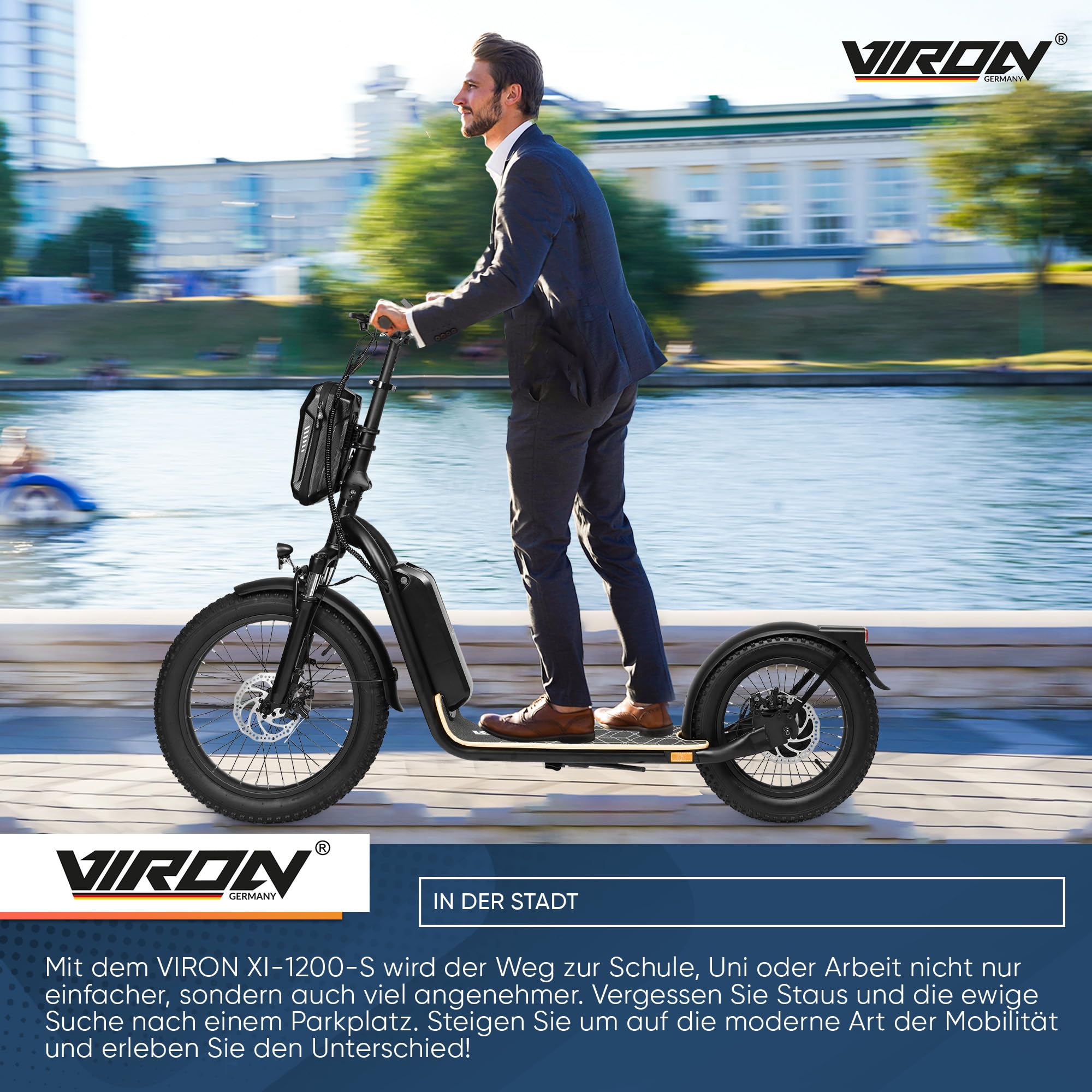 Elektro Scooter mit Straßenzulassung ABE E-Scooter Elektroroller eKFV Zulassung Faltbar Roller EScooter