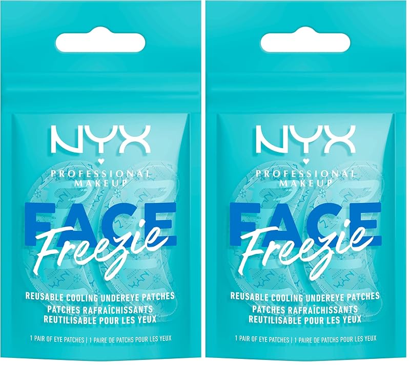 NYX PROFESSIONAL MAKEUP Face Freezie Adesivos Reutilizáveis para a Região dos Olhos, Pacote com 2
