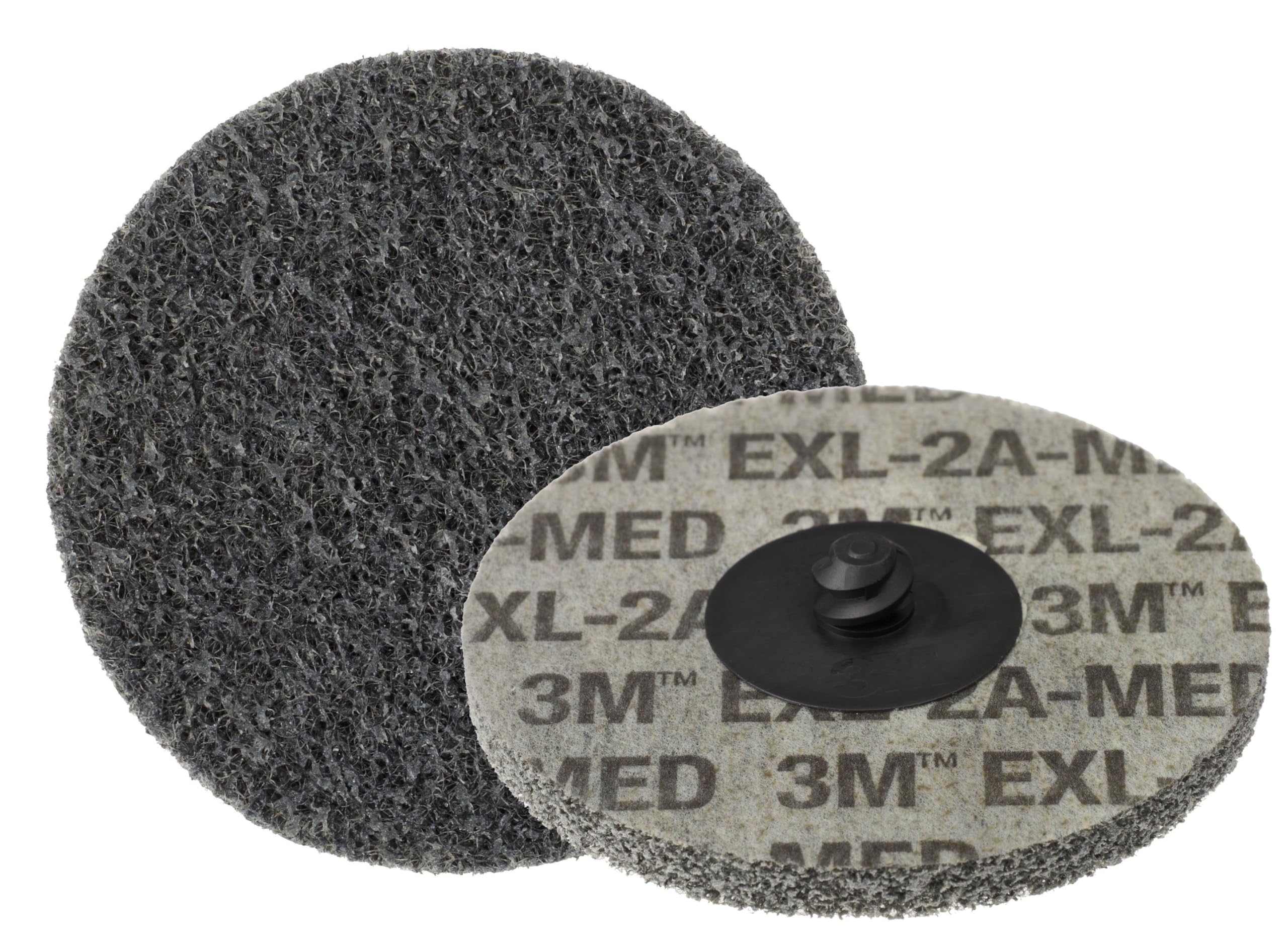 Scotch-Brite(TM) Roloc(TM) EXL Unitized Wheel TR, Speed-Lok TR Quick-Change Attachment, Silicon Carbide, 2" Diameter, Fine Grit, 22100 rpm, Gray (Pack of 60)