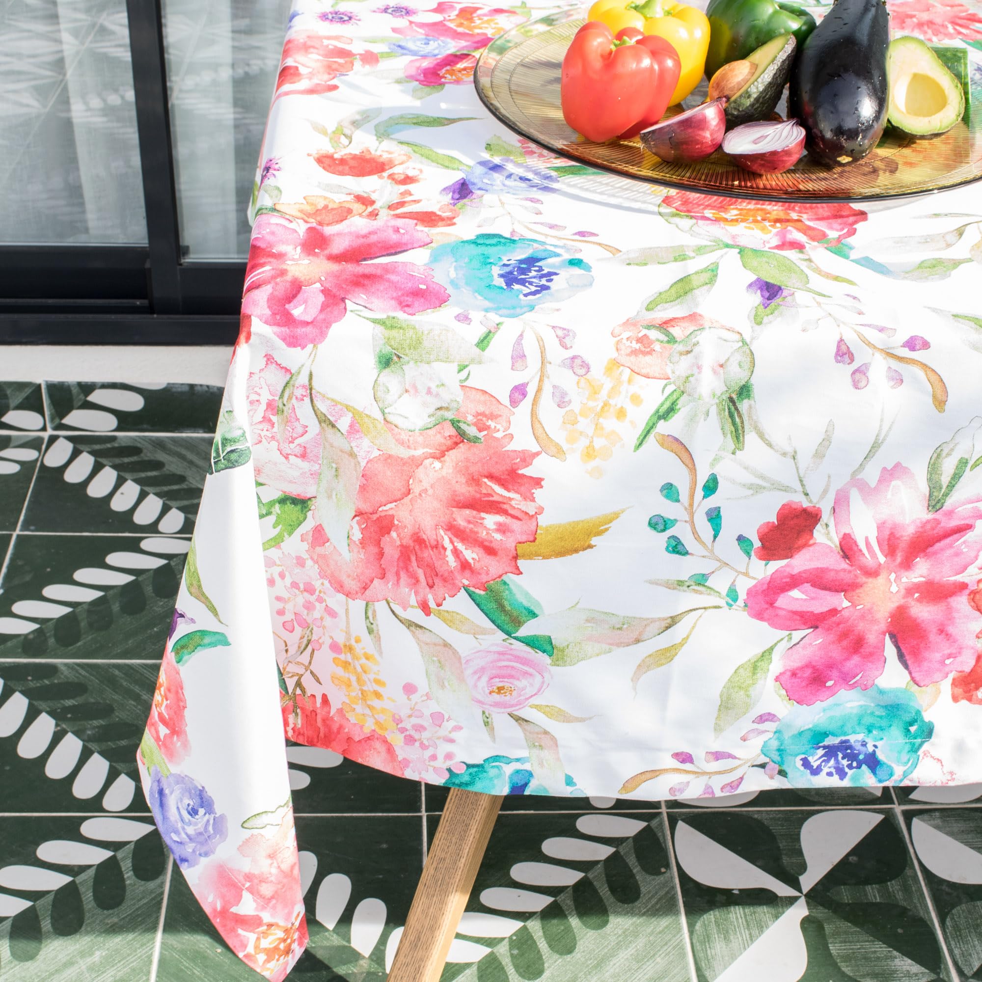 Pink bloom Mantel 150x150 cm