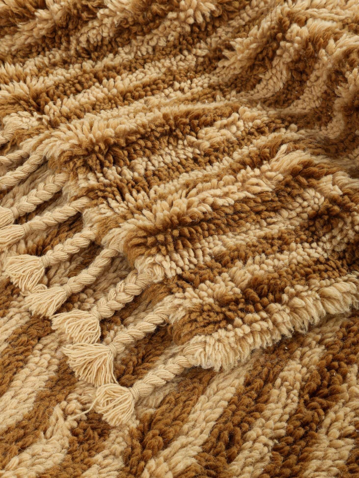 RugVista Ecco Teppich, 200 x 300 cm, Senfgelb/Gelb | Moderne, Rechteckig, Hoher Stapel, Nur chemische Reinigung, Oeko-Tex 100, Wohnzimmer, Schlafzimmer