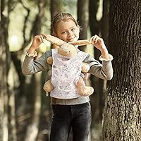 Vista 6 de Portador de Muñeca de Bebé GAGAKU, Portador de Juguete para Muñecas, Accesorios para Muñecas Bebé Reborn para Niñas y Niños – Rosa (Flamingo)
