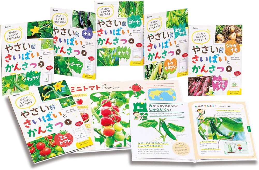 やさいのさいばいとかんさつ 全6巻 | 藤田智 |本 | 通販 | Amazon