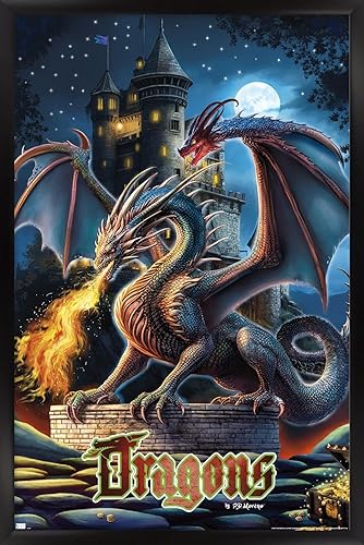 Trends International PD Moreno - Póster de pared del castillo del dragón