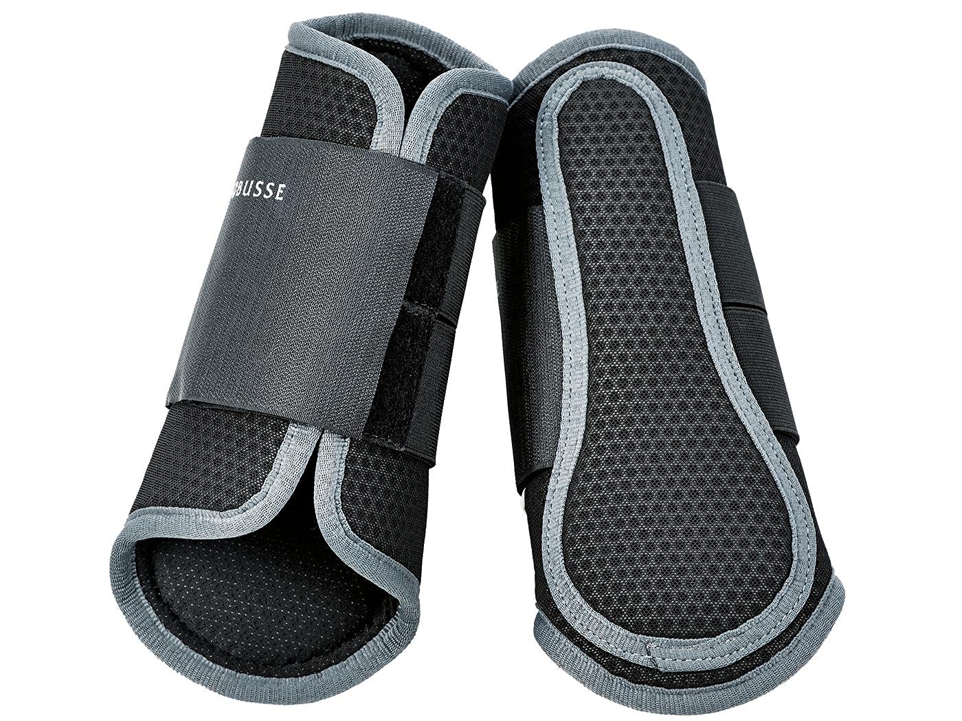 Busse Gamaschen Active MESH schwarz grau Doppel Klettverschluss pflegeleicht stabil