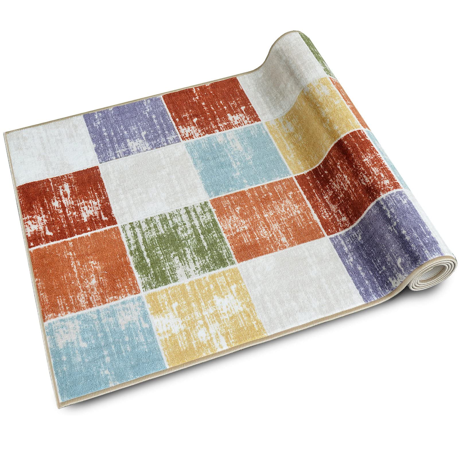 Tapis de sol sur mesure Capera | Tapis de salon moderne pour couloir, cuisine, chambre à coucher | vendu au mètre | Plusieurs tailles | antidérapant, robuste et facile d'entretien (80 x 300 cm)