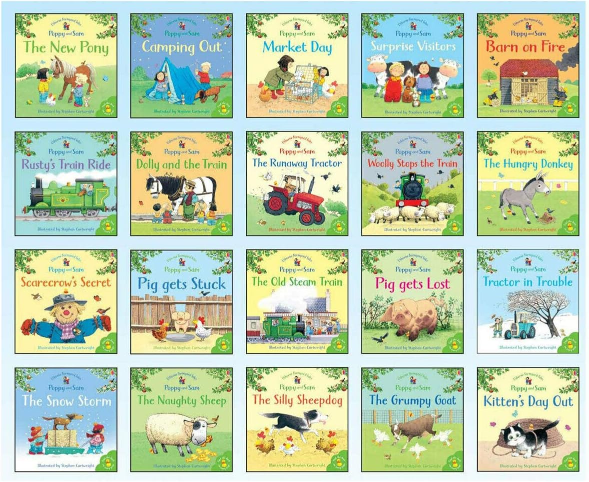 Usborne Farmyard Tales Collection 20 Books Set