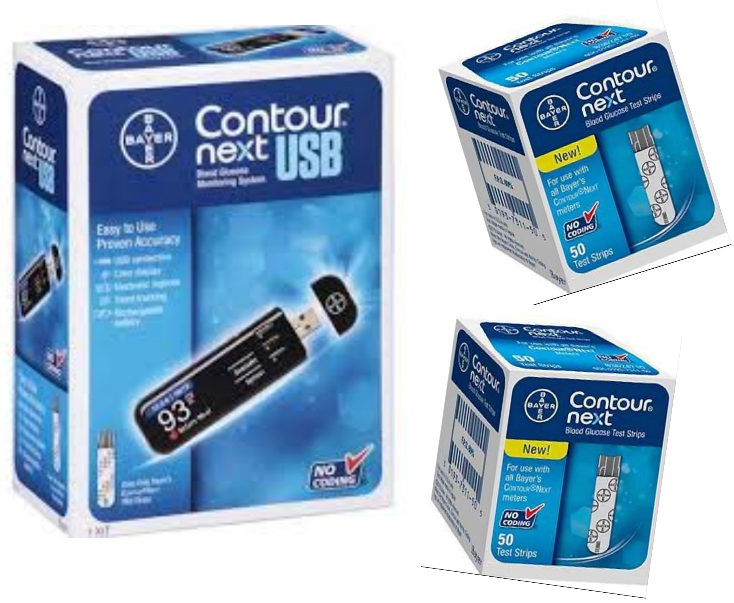 Contour Next USB Blood Glucose monitoring system