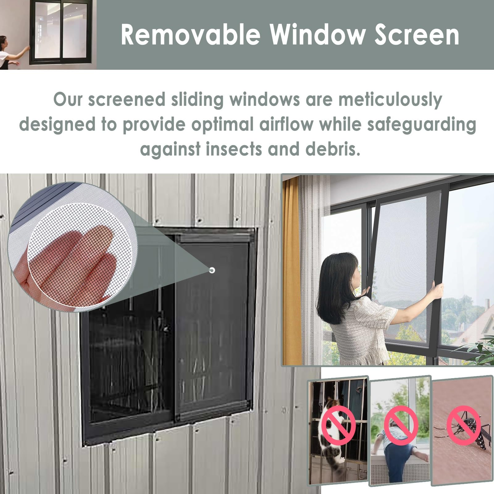 Amazon.com: WAHHWF Black Double Pane Windows for Houses 60 54 50