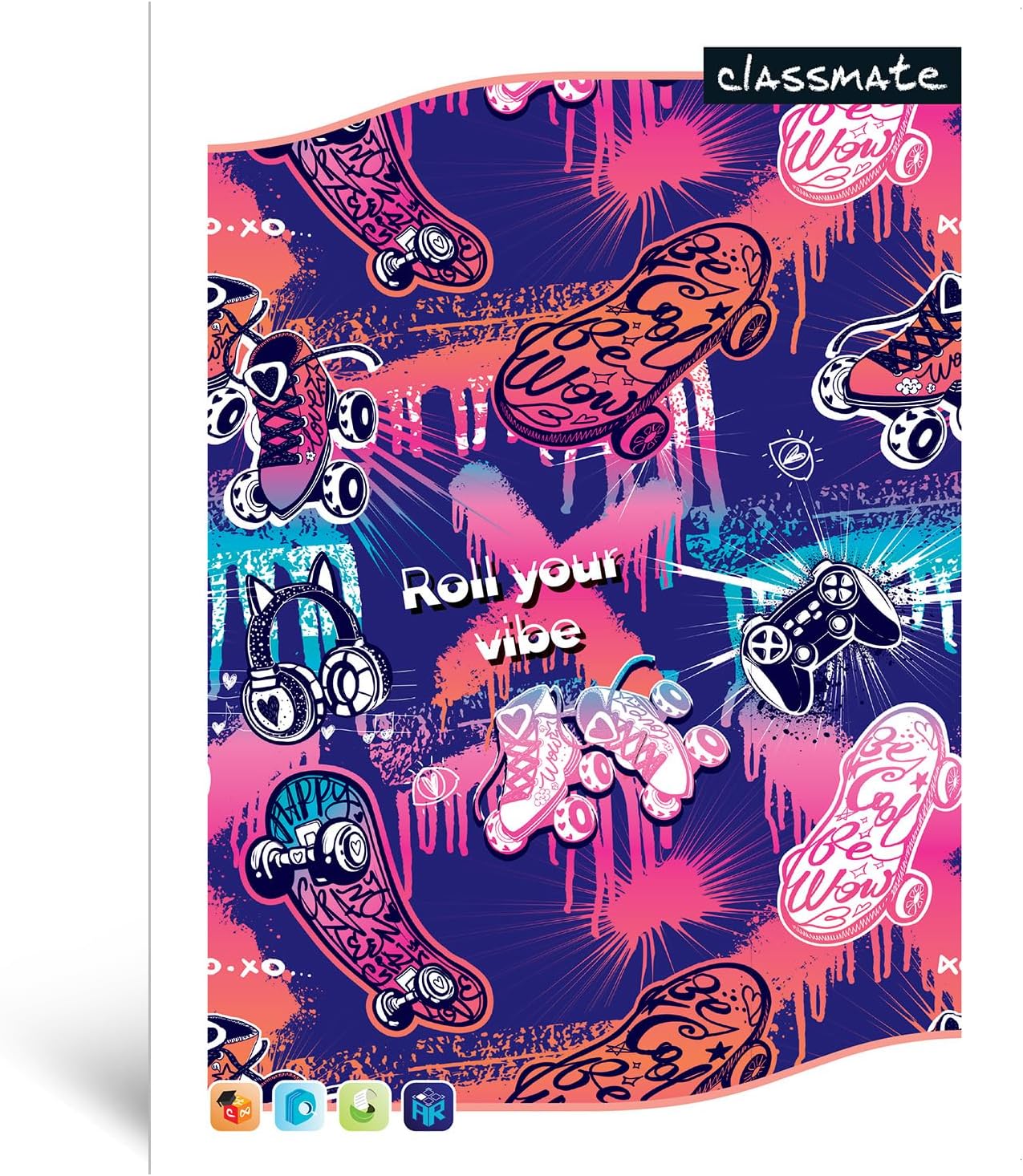 - Classmate Long Notebook - A4, Soft Cover, 304 Pages, Single Line (Pack of 6)