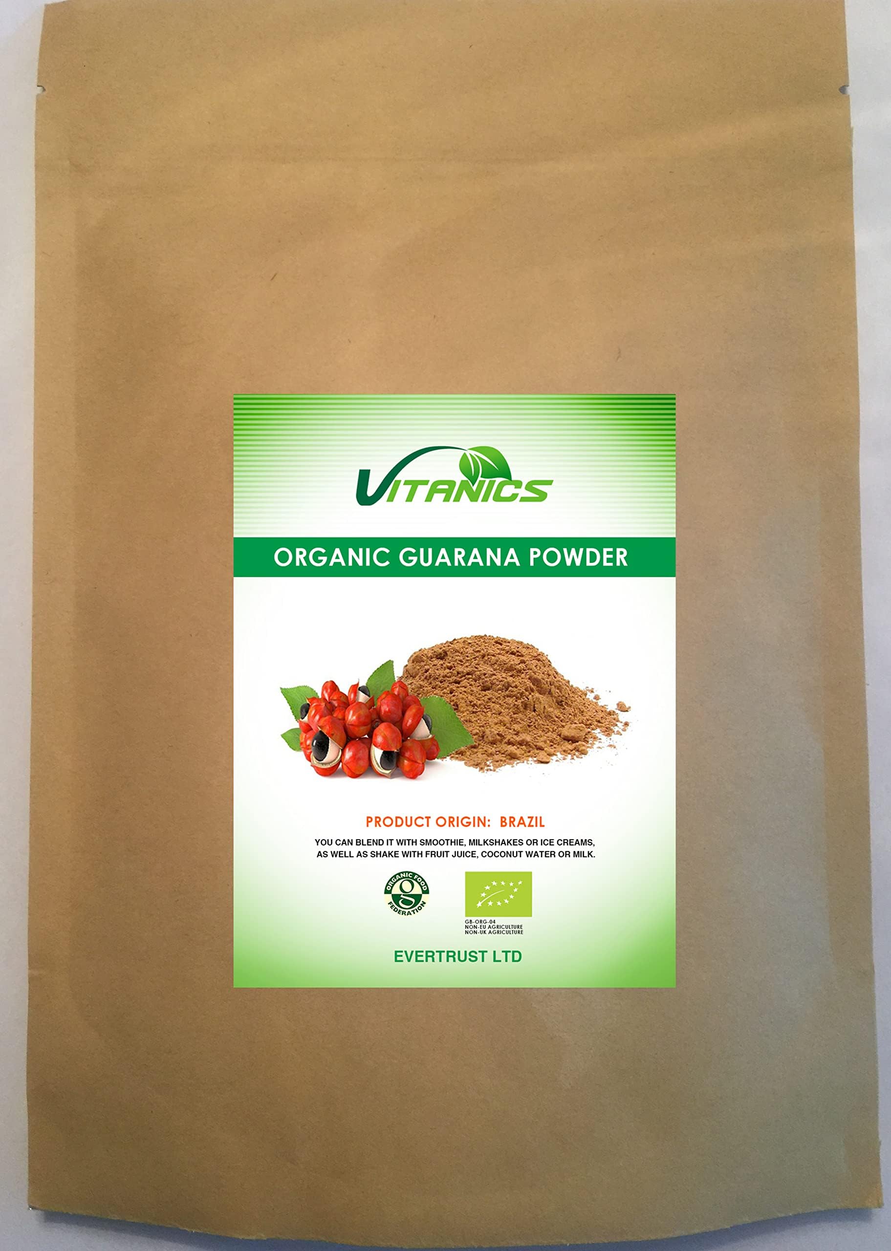 Organic Guarana Powder (100g)