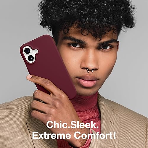 Miniatura 425 de GONEZ Funda para iPhone 14 Pro, compatible con Magsafe, con protector de pantalla + protector de lente de cámara, forro de microfibra suave