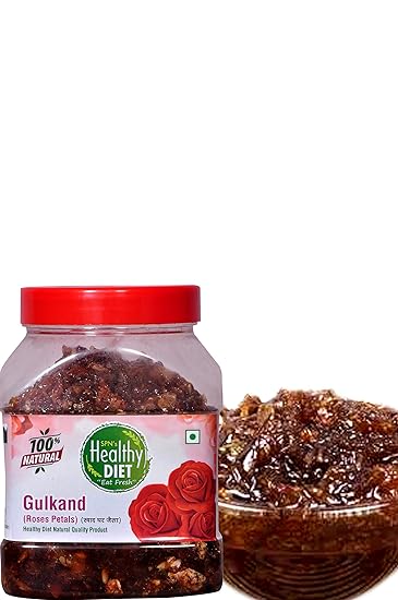 Gulkand Murabba Gulab Jam Pink Rose Petals Murabba Home Made Tasty Traditional Delicious Healthy Ghar Ka Indian Murabba Handmade Hygenic Real Flavor Natural Fresh -1 Kg (Gulkand)