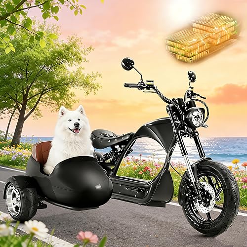 eAhora Upgraded M1P Pro Peak 6000W 50MPH Electric Motorcycle for Adults 55 Miles Long Range 60V 42AH 2 Persons Electric Moped Dual Batteries 110Miles Dual Hydraulic Brake Street Legal Motorcycle