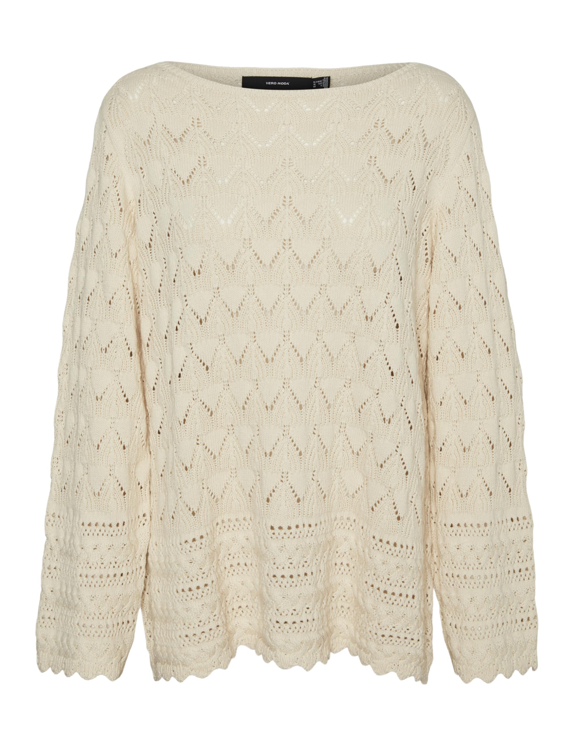 VERO MODA CURVE VMCLUA LS Boatneck Pullover CUR NOOS Pullover Sweater,