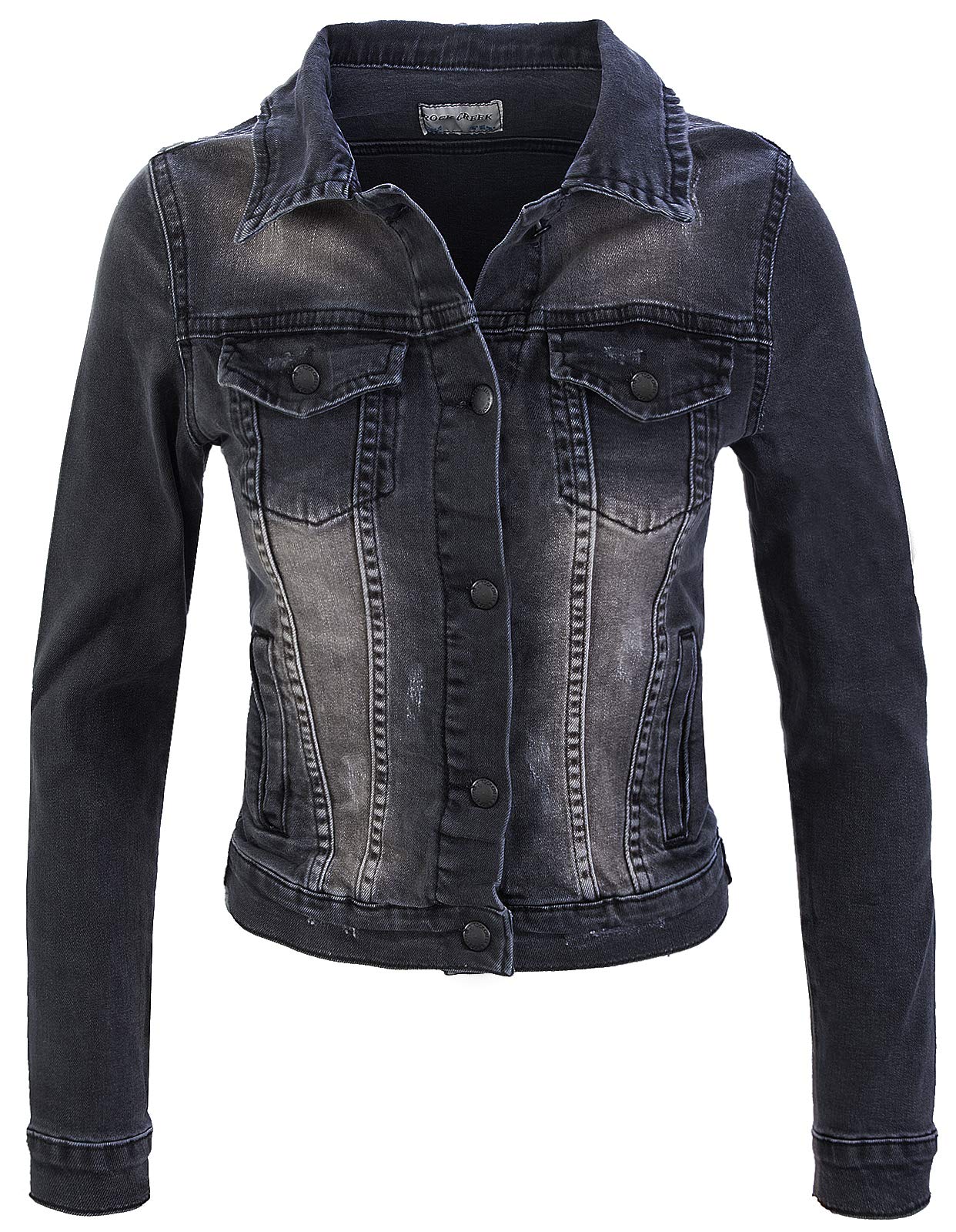 Rock Creek Damen Jeansjacke D-401 / Anthrazit XS