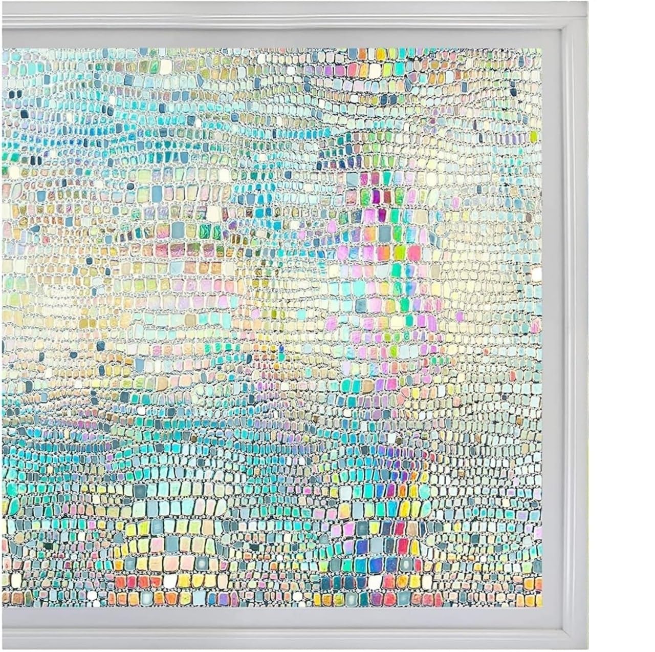 Window Film Electrostatic Glass Stickers,Privacy Film, Privacy Window Film Static Cling Frosted Decorative Glass Multiple Sizes(C,45X100 CM)