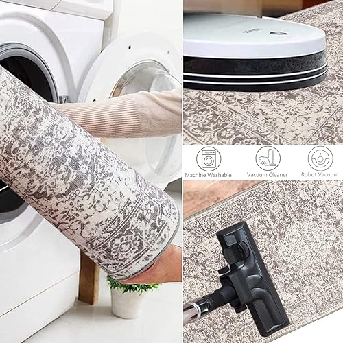 Miniatura 3 de Alfombra de pasillo de cocina lavable antideslizante envejecida medallón alfombra pasillo pasillo largo pasillo alfombra alfombra alfombra pasillo