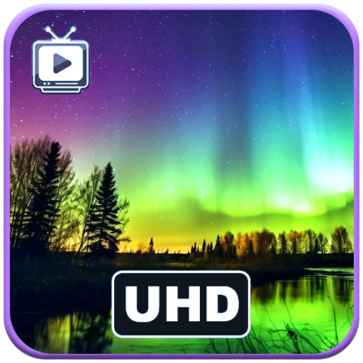 Aurora Borealis Nordlichter zeigen Weltraumatmosphäre für Fire TV-Bildschirmschoner