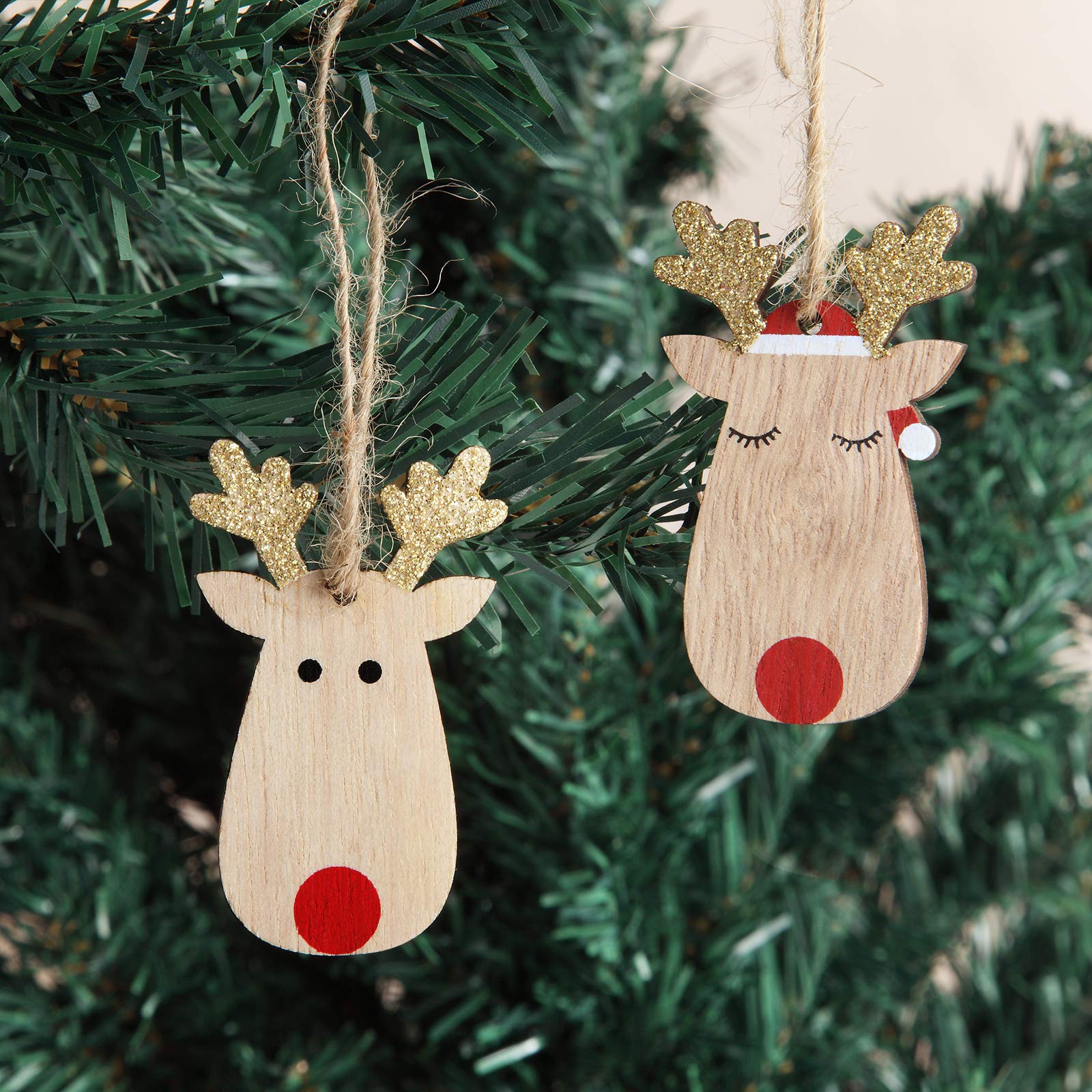Tête de cerf en bois à décorer | Décorez-moi