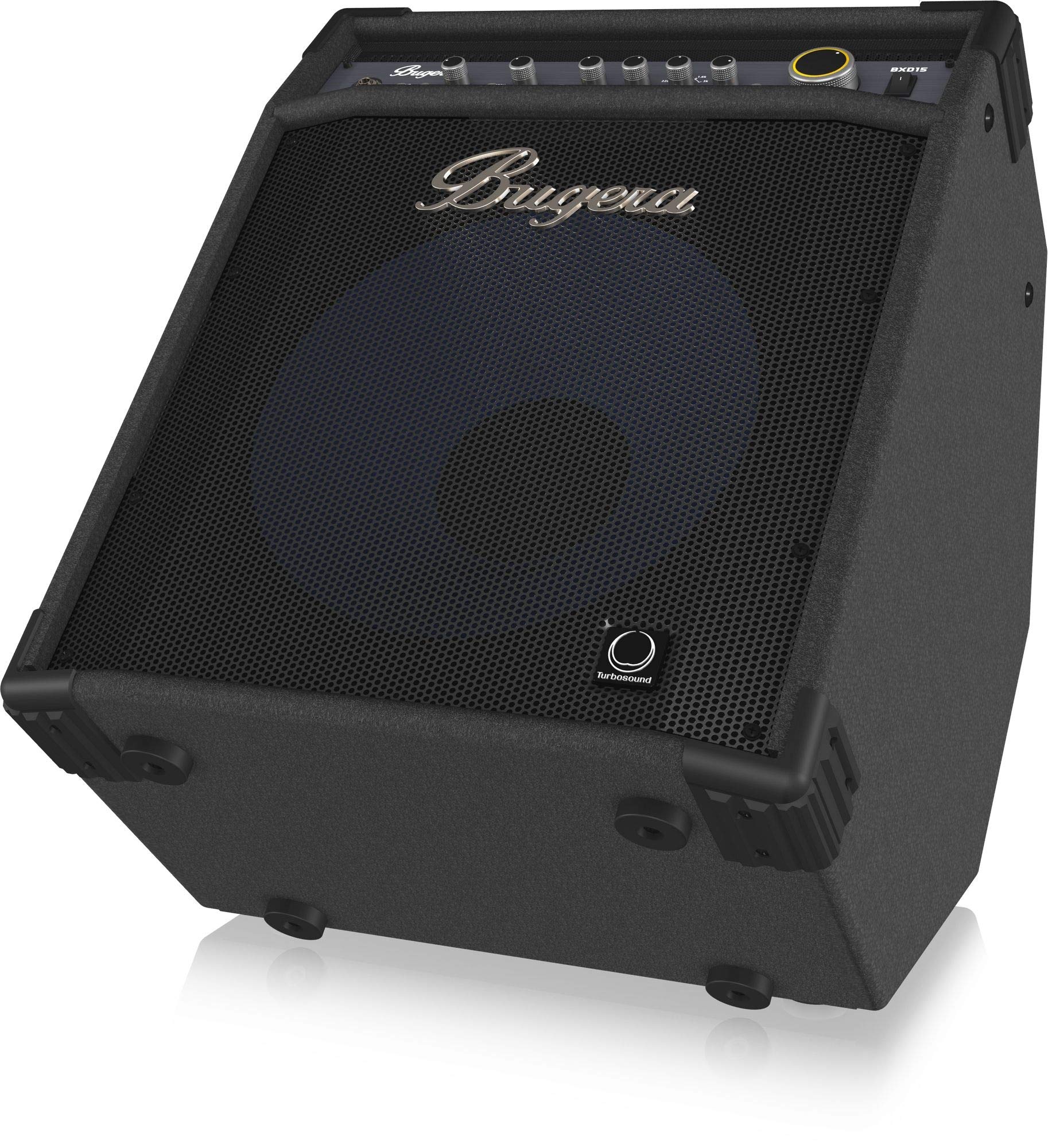 Bugera BXD15A 1000 Watt Bassverstärker mit Original 15" Turbosound Alu-Cone Lautsprecher, MOSFET Preamp, Kompressor und DYNAMIZER Technologie