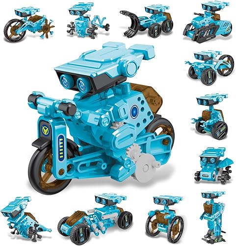 Miniatura 11 de Kit de juguetes de robot STEM 12 en 1 para niños de 8-12, 12-16 años, kits educativos de construcción de robots DIY STEM para niños de 8-12, 12-16