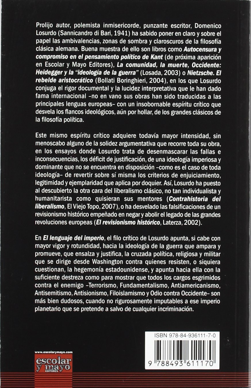 El lenguaje del imperio: Léxico de la ideología americana (Ensayo)