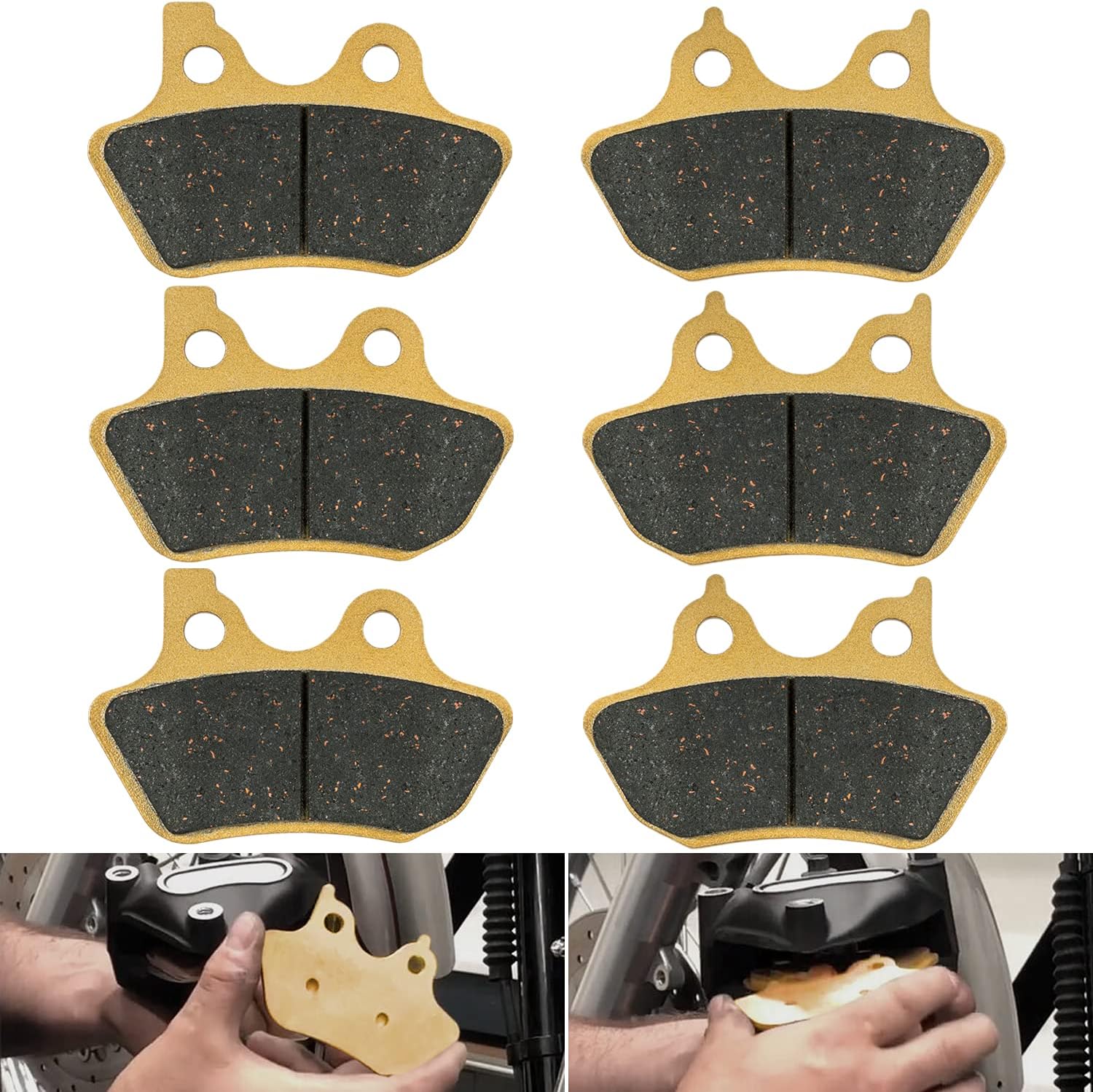 Brake Pads Heavyduty Ceramics for Harley Davidson 2000