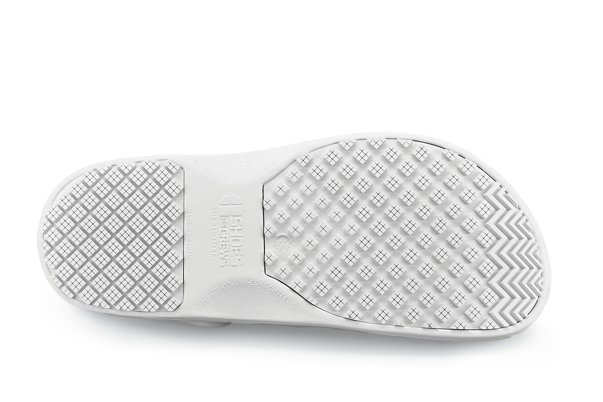 Shoes for Crews Arbeitsschuhe ZINC – Bequeme, Wasserabweisende & Rutschhemmende Clogs für Schichtarbeit, Medizin- und Küchenpersonal, OB E SR – für Damen und Herren