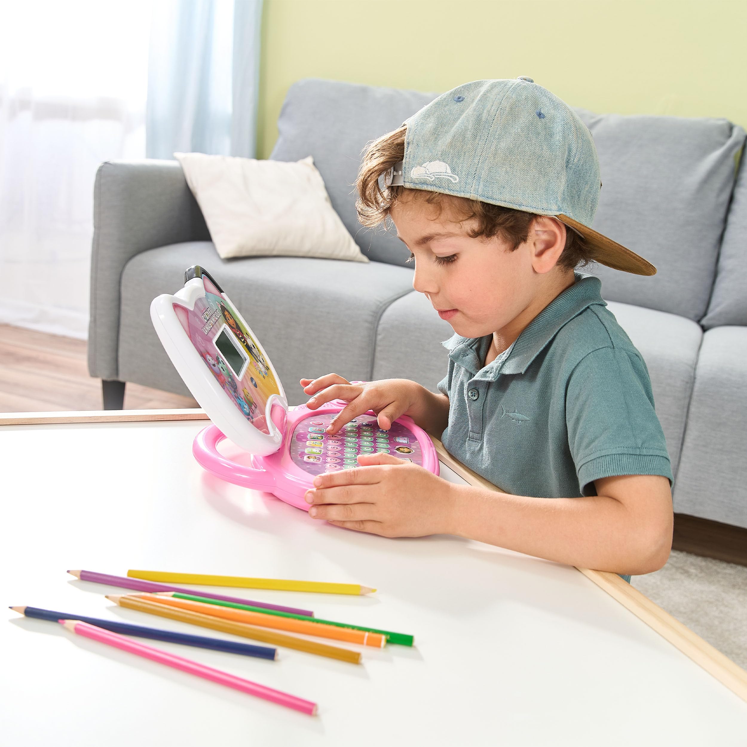 VTech Gabby's Dollhouse Lernlaptop - QWERTZ-Tastatur, 3-6 Jahre