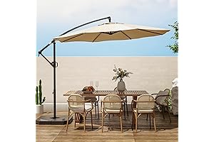 wikiwiki Patio Umbrella with Base
