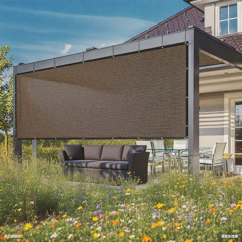 YoFuZiHu 90% Shade Cloth, Encrypted Sunshade Mesh, Pergola Shade Canopy, Fence Protection Mesh, Dog Kennel Shade Cover, Shading Sunscreen Mesh for