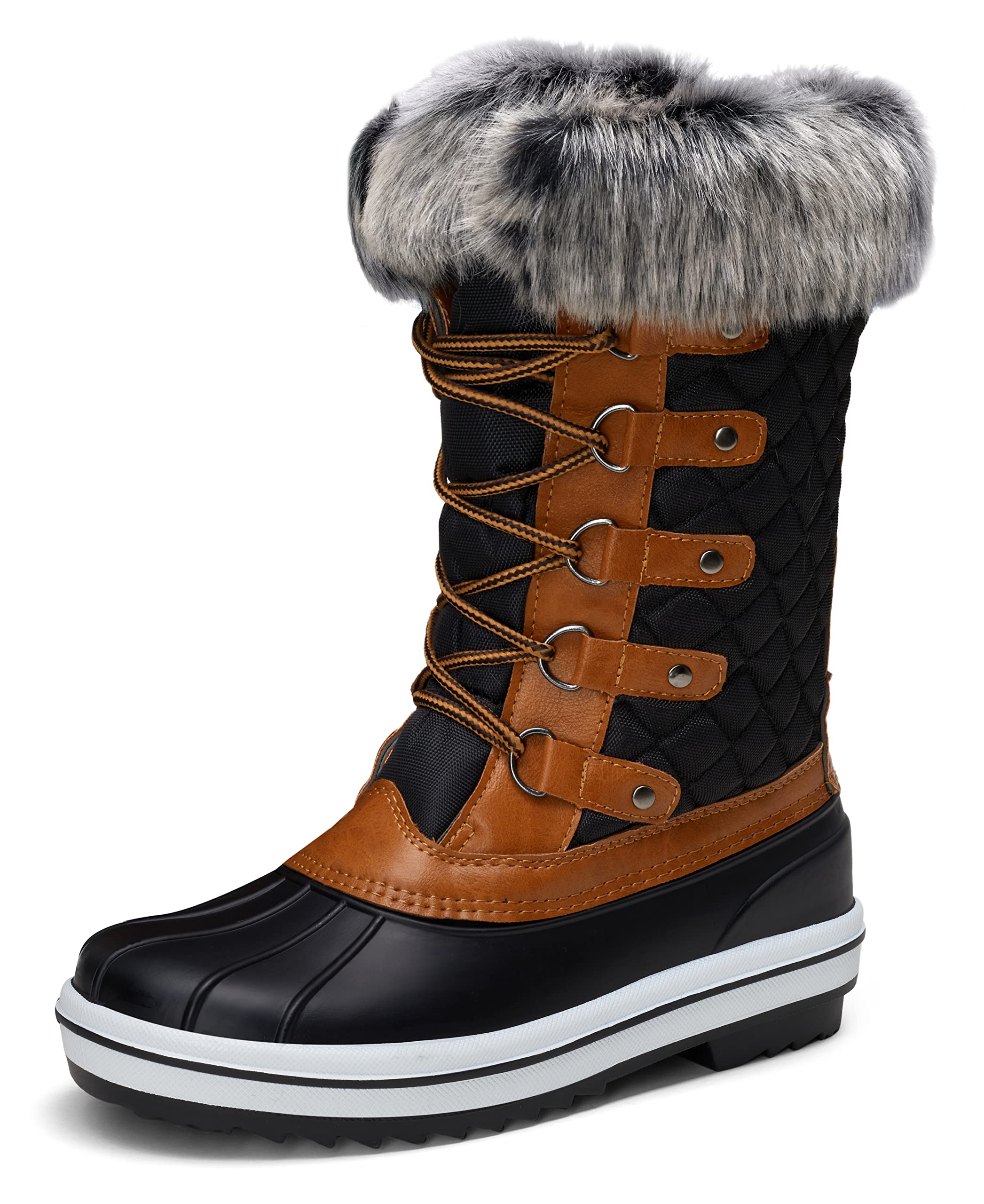 Vepose Women's 970A/971A Mid Calf Boots,Waterproof Insulated Snow Tall