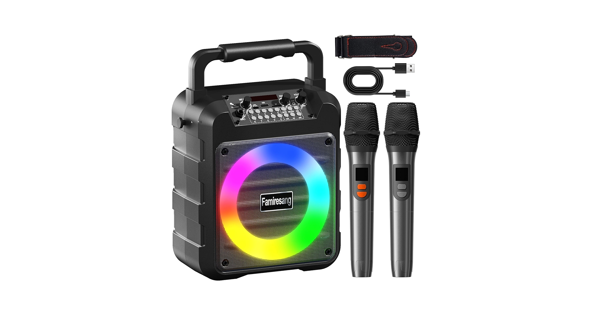 Amazon.com: Karaoke Machine for Adults - Portable Bluetooth