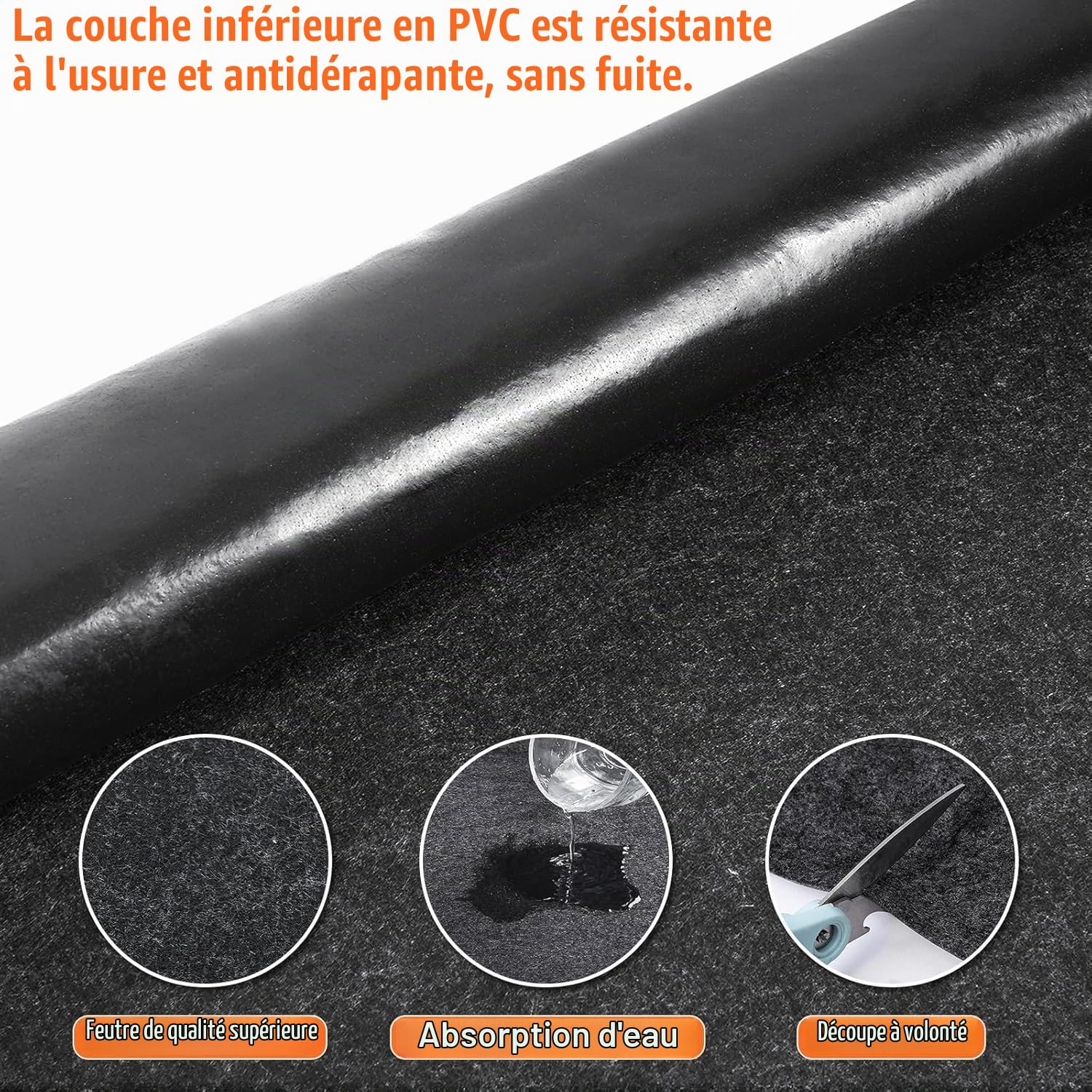 Tapis de Bain à Remous,200cm Dalle de Piscine,Tapis Piscine Hors Sol,pour Extérieur Intérieur Spa Tapis(Carré)