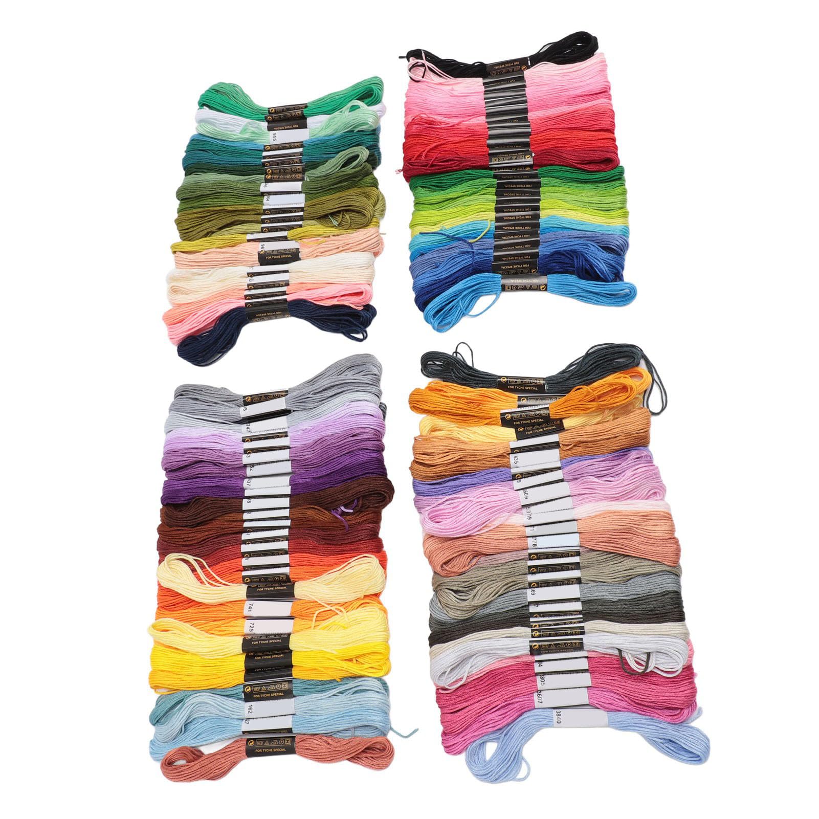 ETAINGYEUN Embroidery Thread Sturdy Polyester Bright Colors Craft Handwork Bracelet Cross Stitch Threads